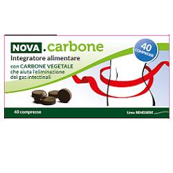 NOVA CARBONE VEGETALE 40 COMPRESSE - Antica Farmacia Ferrari