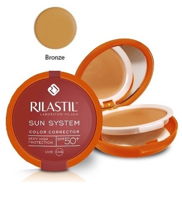 RILASTIL SUN SYSTEM PHOTO PROTECTION THERAPY SPF50+ COMPATTO BRONZE 10 ML - Antica Farmacia Ferrari