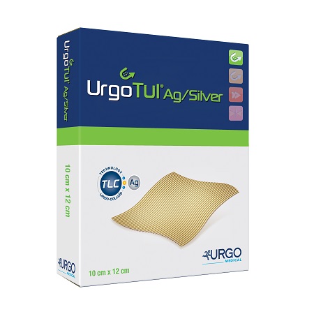 MEDICAZIONE STERILE URGOTUL AG/SILVER 10X12 CM 5 PEZZI - Antica Farmacia Ferrari