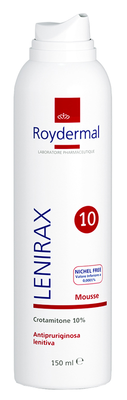 LENIRAX MOUSSE DERMATOLOGICA CROTAMITONE 10 % 150 ML - Antica Farmacia Ferrari