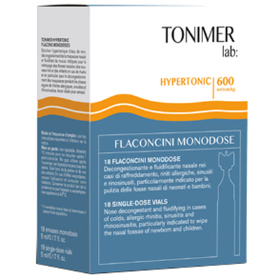 TONIMER LAB HYPERTONIC 18 FLACONCINI MONODOSE - Antica Farmacia Ferrari