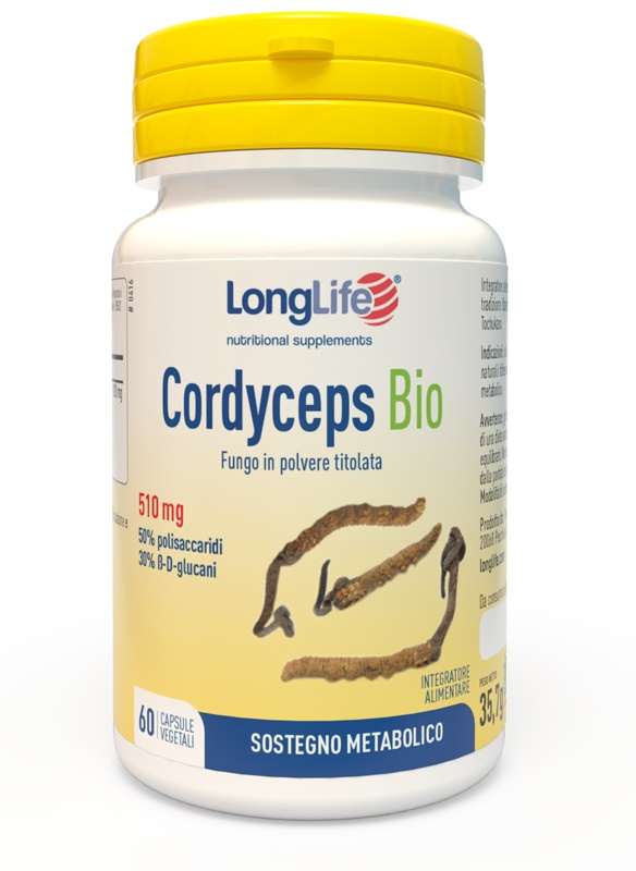 LONGLIFE CORDYCEPS BIO 60 CAPSULE - Antica Farmacia Ferrari