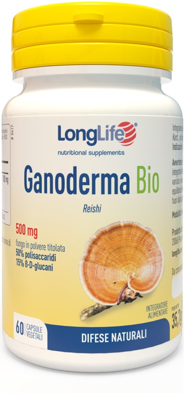 LONGLIFE GANODERMA BIO 60 CAPSULE - Antica Farmacia Ferrari