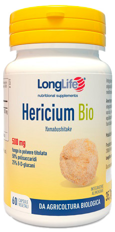 LONGLIFE HERICIUM BIO 60 CAPSULE - Antica Farmacia Ferrari
