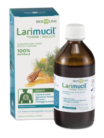 LARIMUCIL TOSSE TOSSE ADULTI SCIROPPO CE 0476V 230 G 175 ML - Antica Farmacia Ferrari