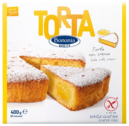BONONIA TORTA CON CREMA SENZA GLUTINE 400 G - Antica Farmacia Ferrari