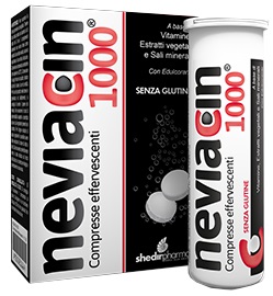 NEVIACIN 1000 20 COMPRESSE EFFERVESCENTI - Antica Farmacia Ferrari