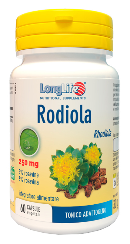 LONGLIFE RODIOLA 60 CAPSULE VEGETALI - Antica Farmacia Ferrari