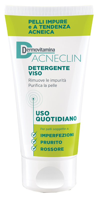 DERMOVITAMINA ACNECLIN DETERGENTE VISO 200 ML - Antica Farmacia Ferrari