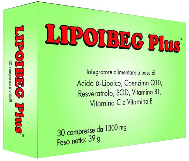LIPOIBEG PLUS 30 COMPRESSE DA 1300 MG - Antica Farmacia Ferrari
