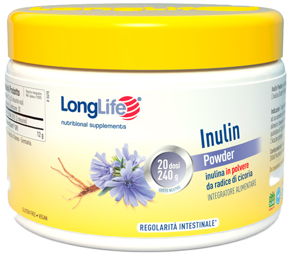 LONGLIFE INULINA POWDER 240 G - Antica Farmacia Ferrari