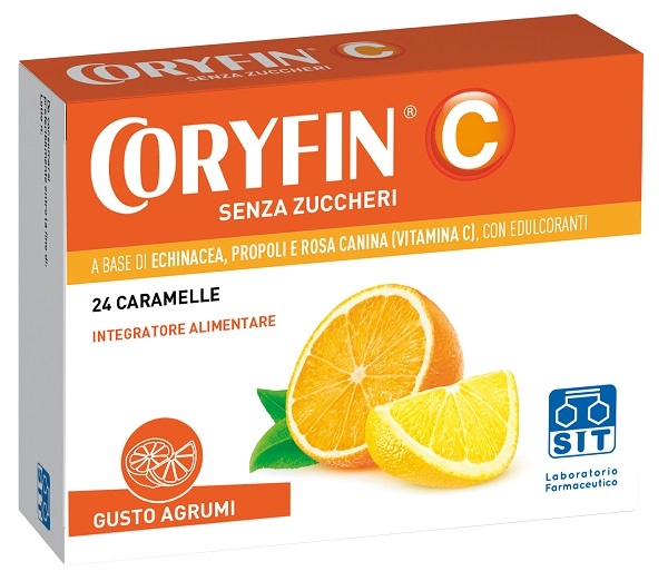 CORYFIN C SENZA ZUCCHERO AGRUMI 48 G - Antica Farmacia Ferrari