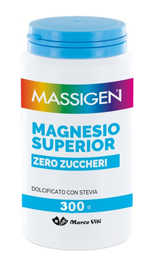 MASSIGEN MAGNESIO SUPERIOR ZERO ZUCCHERI 300 G - Antica Farmacia Ferrari