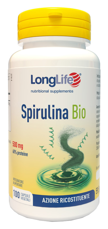 LONGLIFE SPIRULINA BIO 500 MG 100 CAPSULE VEGETALI - Antica Farmacia Ferrari