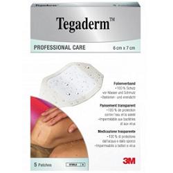 TEGADERM MEDICAZIONE IMPERMEABILE TRASPARENTE 5 PEZZI 6X7 CM - Antica Farmacia Ferrari