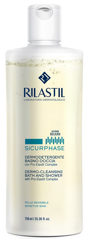 RILASTIL SICURPHASE DERMODETERGENTE BAGNO DOCCIA 750 ML - Antica Farmacia Ferrari