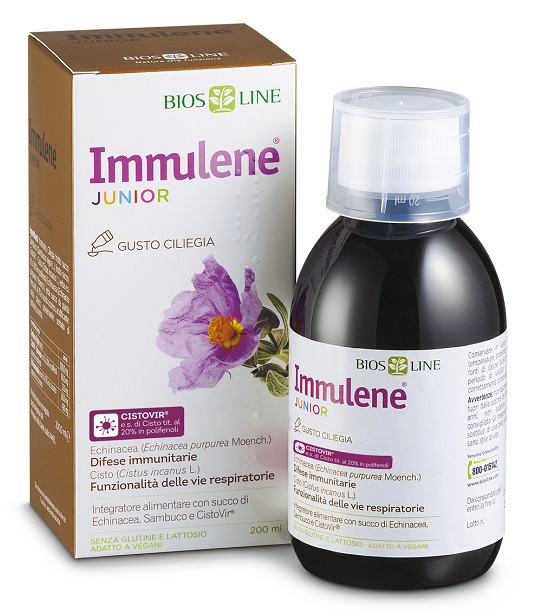 BIOSLINE IMMULENE JUNIOR 200 ML - Antica Farmacia Ferrari