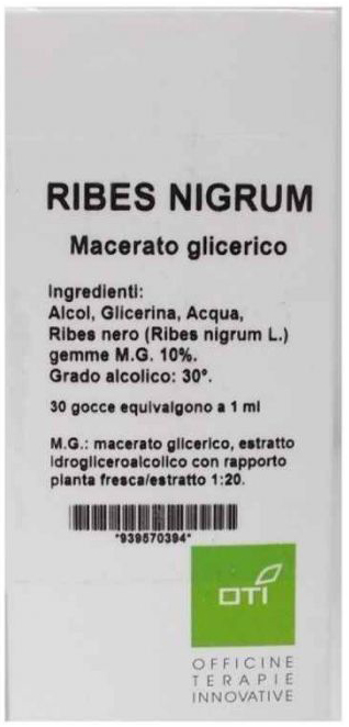 RIBES NIGRUM MACERATO GLICERICO 10% GOCCE 100ML - Antica Farmacia Ferrari