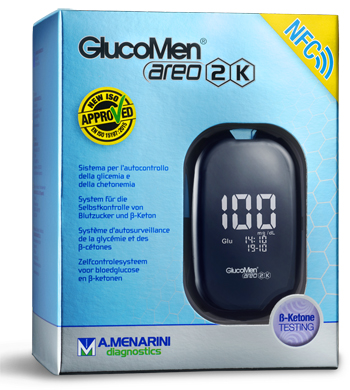 STRUMENTO GLUCOMEN AREO 2K METER SET PER MONITORAGGIO DIABETE - Antica Farmacia Ferrari