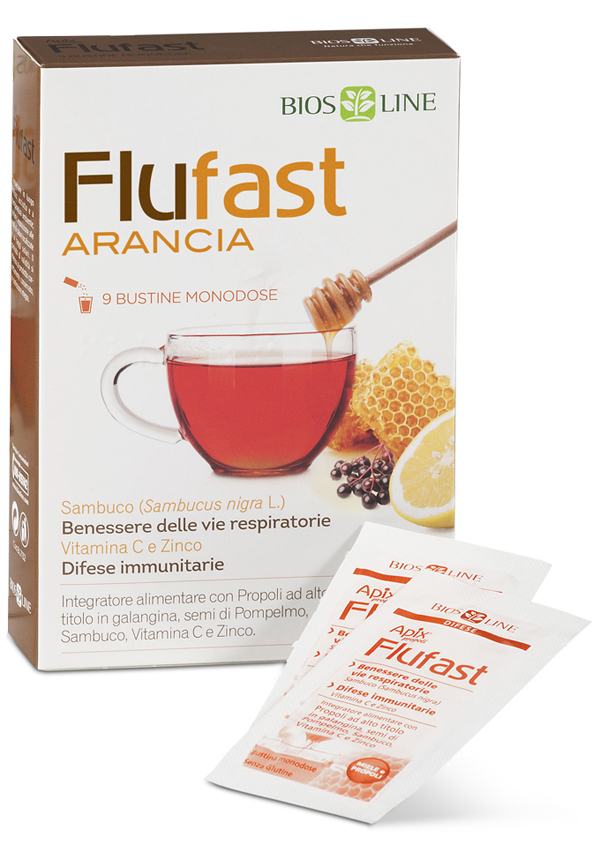 APIX PROPOLI FLUFAST ARANCIA 9 BUSTINE 9 G - Antica Farmacia Ferrari