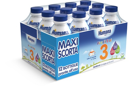 HUMANA 3 PROBALANCE MULTIPACK MAXI SCORTA 12 BOTTIGLIE DA 470 ML - Antica Farmacia Ferrari
