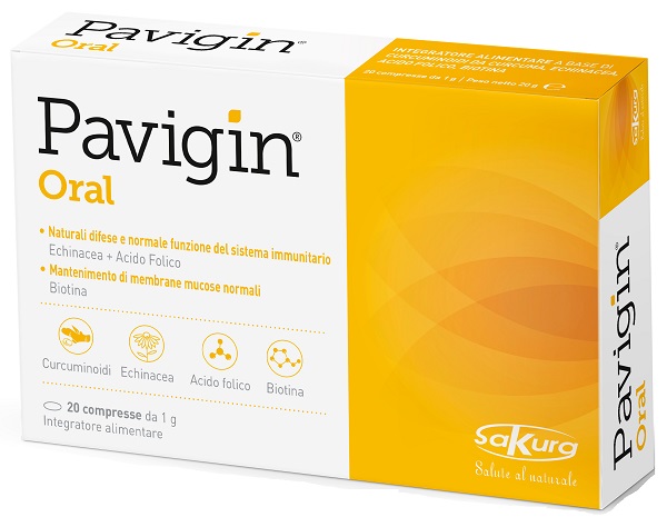 PAVIGIN ORAL 20 COMPRESSE - Antica Farmacia Ferrari