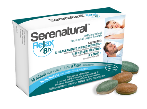SERENATURAL RELAX 8H 20 COMPRESSE - Antica Farmacia Ferrari