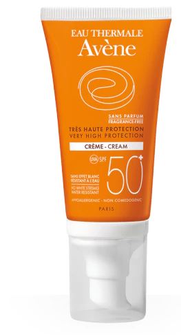 AVENE SOLARE CREMA SPF 50+ SENZA PROFUMO 50 ML - Antica Farmacia Ferrari