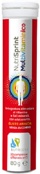 NUTRISPRINT MULTIVITAMINICO 20 COMPRESSE EFFERVESCENTI 80 G SENZA ZUCCHERO - Antica Farmacia Ferrari