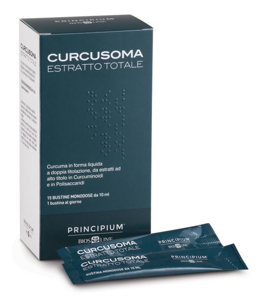 PRINCIPIUM CURCUSOMA ESTRATTO TOTALE 30 BUSTINE 10 ML - Antica Farmacia Ferrari