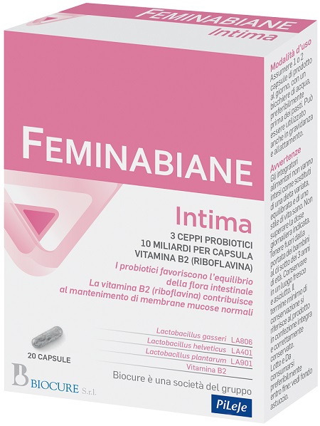 FEMINABIANE INTIMA 20 CAPSULE - Antica Farmacia Ferrari