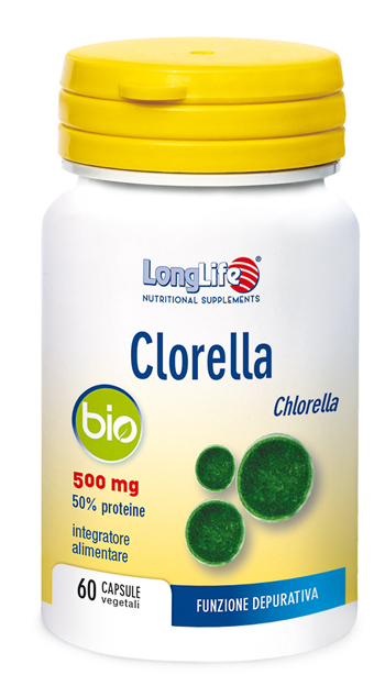 LONGLIFE CLORELLA BIO 60 CAPSULE - Antica Farmacia Ferrari