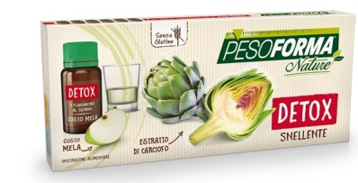 PESOFORMA NATURE DETOX SNELLENTE 6 FLACONCINI DA 10 ML - Antica Farmacia Ferrari