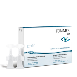 TONIMER LAB GOCCE OCULARI MONODOSE 15 X 0,5 ML - Antica Farmacia Ferrari