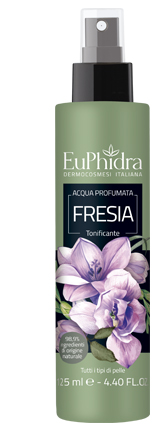 EUPHIDRA ACQUA PROFUMATA FRESIA IN FLACONE CON ETICHETTA POMPA SPRAY - Antica Farmacia Ferrari