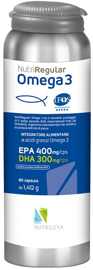 NUTRIREGULAR OMEGA 3 80 CAPSULE - Antica Farmacia Ferrari