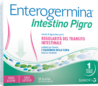 ENTEROGERMINA INTESTINO PIGRO 10 BUSTINE - Antica Farmacia Ferrari