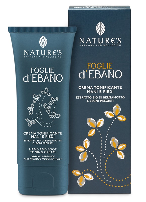 NATURE'S FOGLIE D'EBANO CREMA TONIFICANTE MANI E PIEDI 75 ML - Antica Farmacia Ferrari