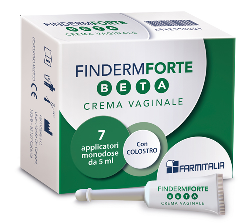 FINDERM FORTE BETA CREMA VAGINALE 7 APPLICATORI MONOUSO 5 G - Antica Farmacia Ferrari