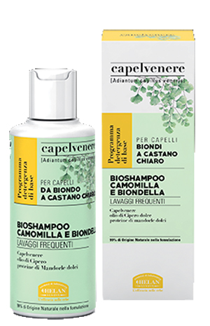 CAPELVENERE BIOSHAMPOO CAMOMILLA E BIONDELLA 200 ML - Antica Farmacia Ferrari