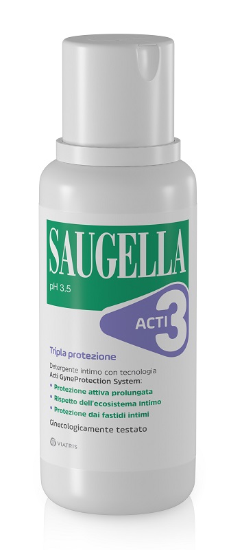 SAUGELLA ACTI3 DETERGENTE INTIMO 250 ML - Antica Farmacia Ferrari