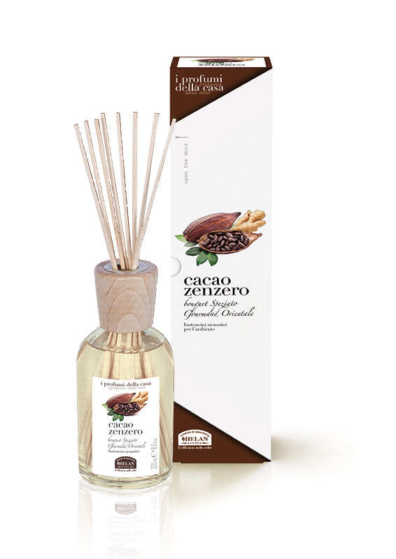 I PROFUMI DELLA CASA CACAO ZENZERO-BASTONCINI AROMATICI 250 ML - Antica Farmacia Ferrari