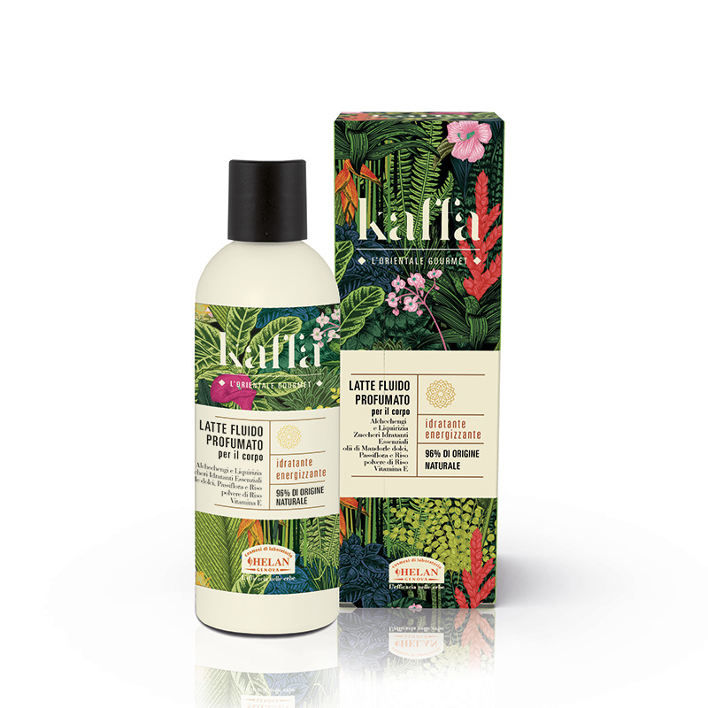 HELAN KAFFA LATTE FLUIDO PROFUMATO PER IL CORPO 200 ML - Antica Farmacia Ferrari