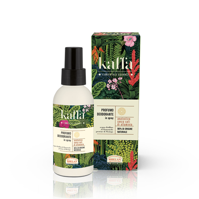 HELAN KAFFA PROFUMO DEODORANTE SPRAY ANALCOLICO 100 ML - Antica Farmacia Ferrari