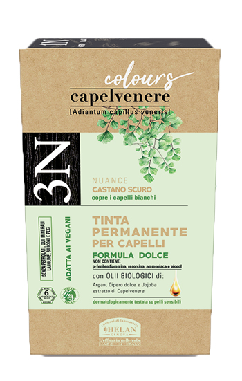 CAPELVENERE COLOURS TINTA CAPELLI 3N CASTANO SCURO - Antica Farmacia Ferrari
