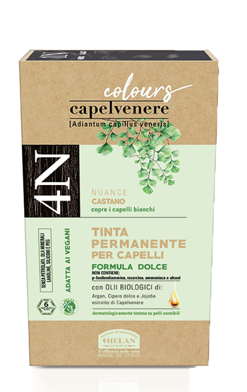 CAPELVENERE COLOURS TINTA CAPELLI 4N CASTANO - Antica Farmacia Ferrari