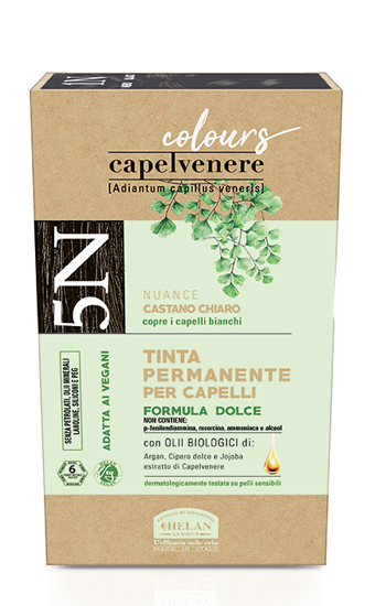 CAPELVENERE COLOURS TINTA CAPELLI 5N CASTANO CHIARO - Antica Farmacia Ferrari