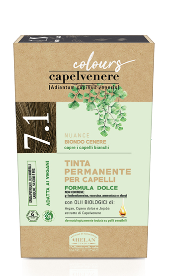 CAPELVENERE COLOURS TINTA CAPELLI 7,1N BIONDO CENERE - Antica Farmacia Ferrari
