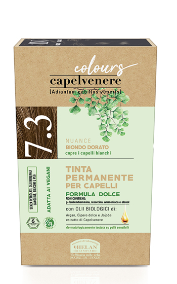 CAPELVENERE COLOURS TINTA CAPELLI 7,3N BIONDO DORATO - Antica Farmacia Ferrari