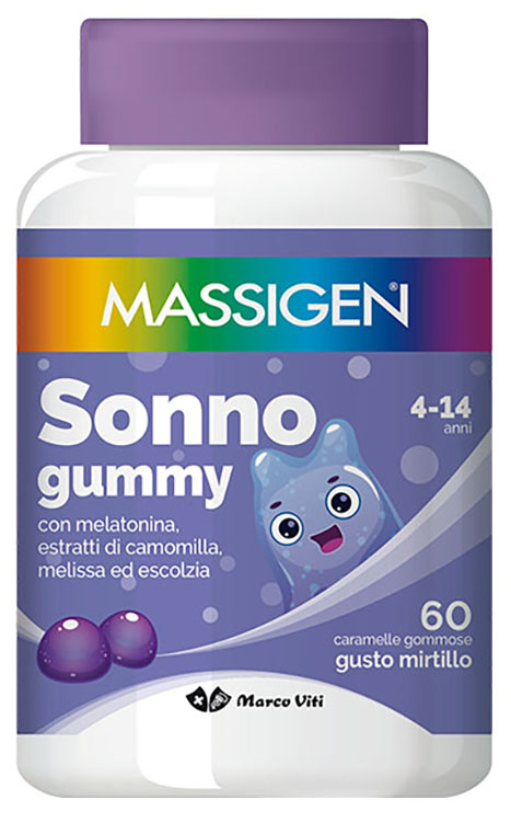 MASSIGEN SONNO GUMMY 60 CARAMELLE - Antica Farmacia Ferrari